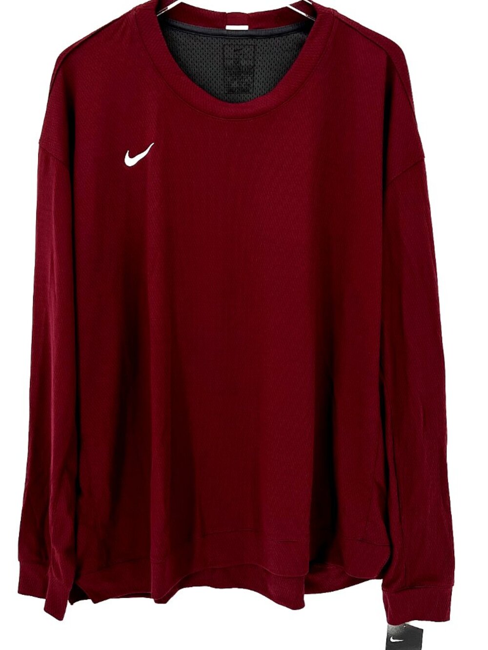 NEW WITH TAGS NIKE Dri-Fit MEN'S 2XL BASKETBALL DARK TEAM RED SHIRT CI4766-669